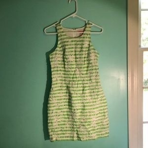 Green striped embellished Lilly Pulitzer dress